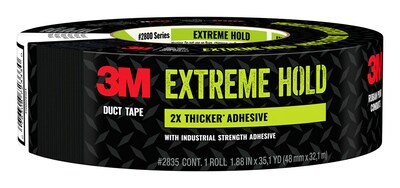 Foto 1 | Cinta Adhesiva 3m Extreme Hold, 48 Mm X 32 M, Negra, Impermeable - Venta Internacional.