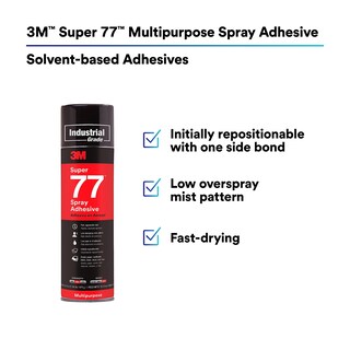 Foto 7 | Adhesivo en Aerosol 3 M Super 77 Multiusos Permanente 500 Ml - Venta Internacional