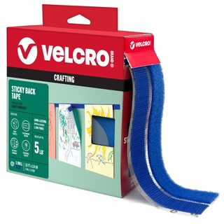 Foto 1 | Cinta Adhesiva En La Parte Trasera De La Marca Velcro, Colores Azules, 3 M Con Adhesivo - Venta Internacional.