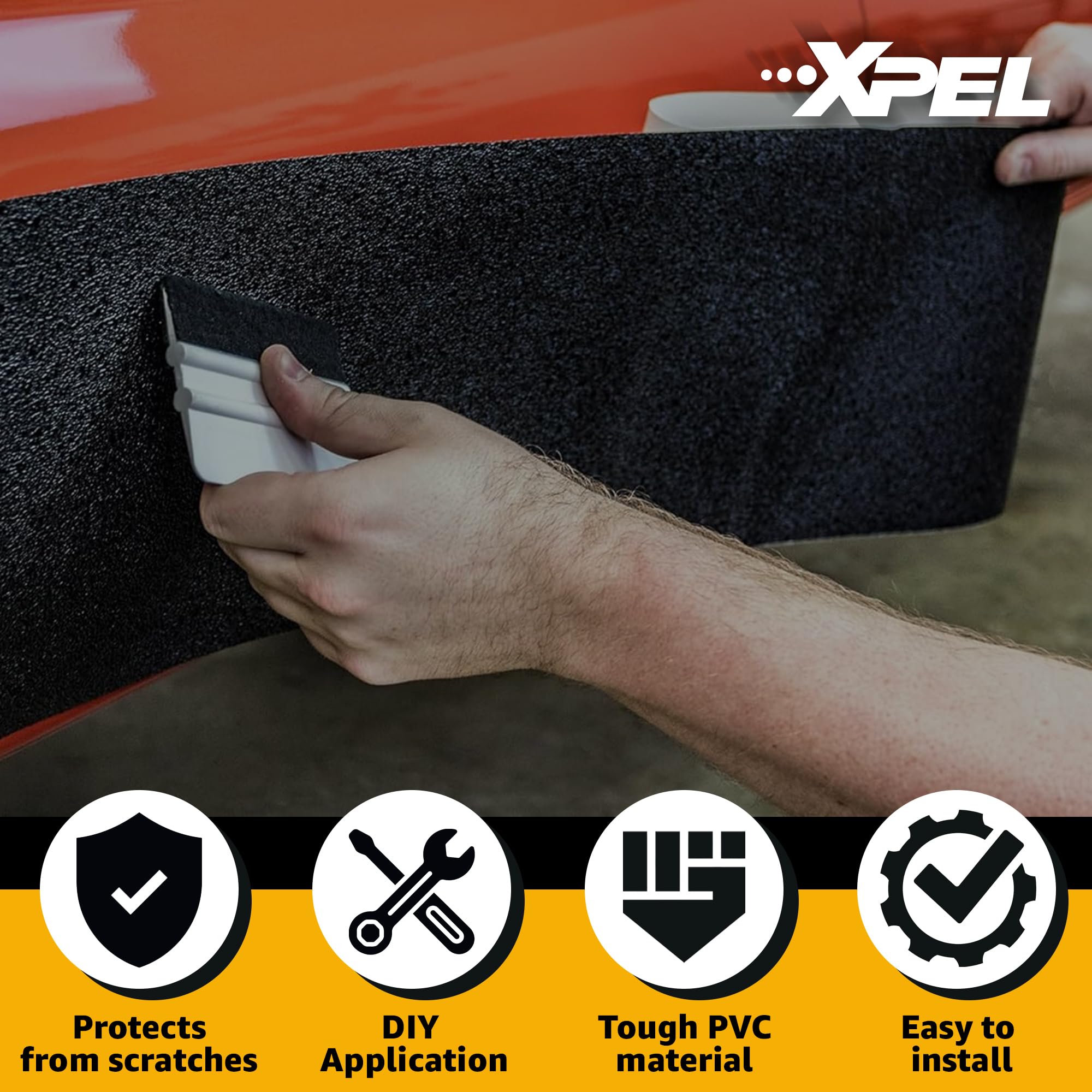 Foto 6 | Protector De Panel Basculante Xpel Armor, Negro, Universal, 2,7 M X 9 Cm - Venta Internacional.