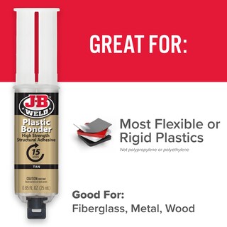 Foto 5 | Adhesivo J-b Weld Plasticbonder, Color Canela, 25 Ml, Alta Resistencia, Paquete De 2 - Venta Internacional.