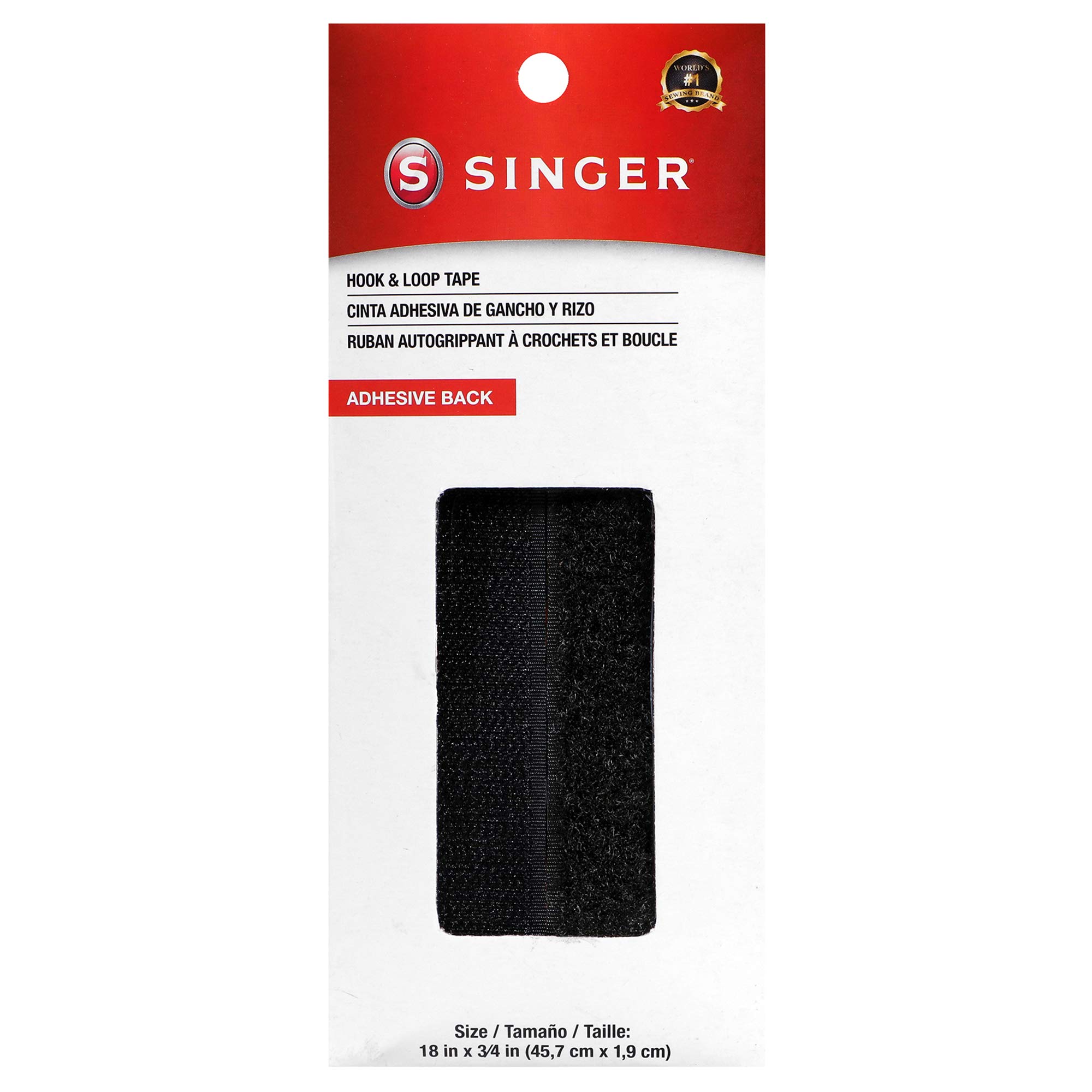 Cinta Adhesiva Con Velcro En La Parte Trasera Singer 00880, 2 Cm X 45 Cm - Venta Internacional.