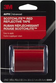 Foto 1 | Cinta Reflectante 3m Scotchlite Roja 2 Cm X 91 Cm, 1 Rollo - Venta Internacional.