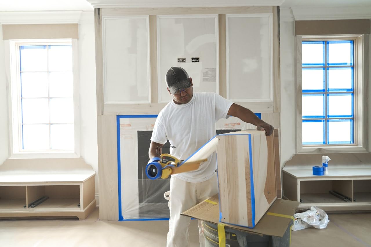Foto 6 | Máscara De Mano De Plástico 3m, 12 Cm X 110 M, Impermeable, 1 Rollo - Venta Internacional.