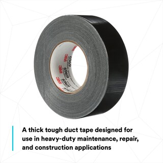 Foto 3 | Cinta Adhesiva 3m Extra Resistente 6969 Negra, 48 Mm X 54,8 M, 10,7 Mil - Venta Internacional.