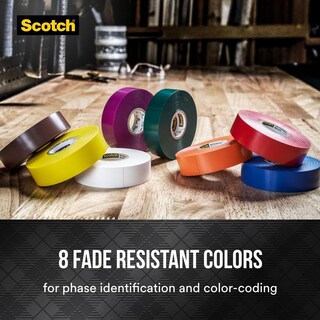Foto 6 | Cinta Aislante De Vinilo Escocés, 35 Rollos, Paquete De 5 Rollos, Multicolor - Venta Internacional.