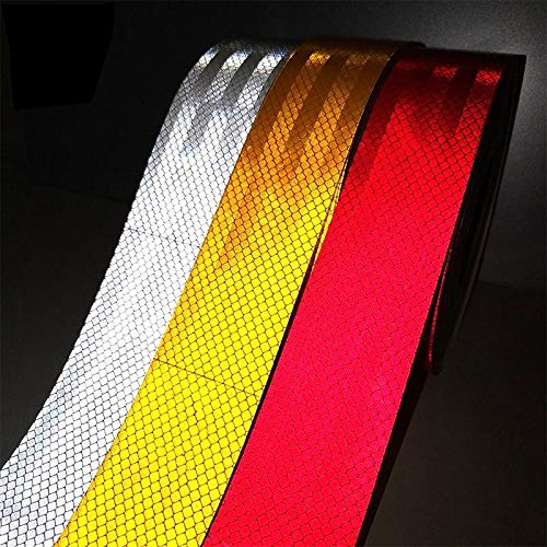 Foto 4 pulgar | Cinta Adhesiva Reflectante Aisey De 2 X 30 Pies, Amarilla, Para Vehículos - Venta Internacional.