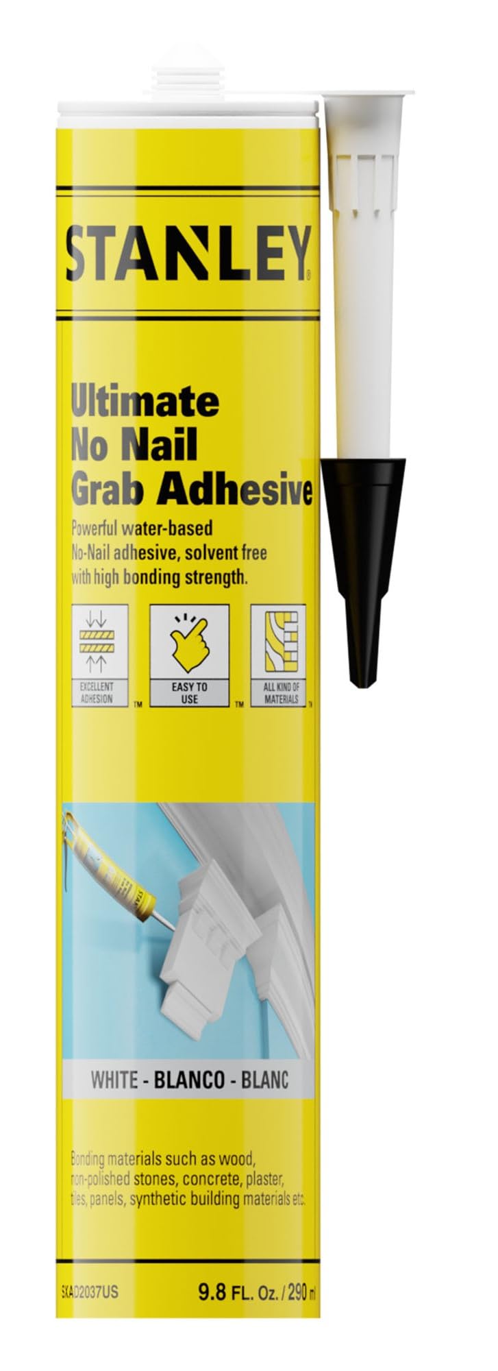Adhesivo De Construcción Stanley Ultimate No Nail Grab, 300 Ml - Venta Internacional.