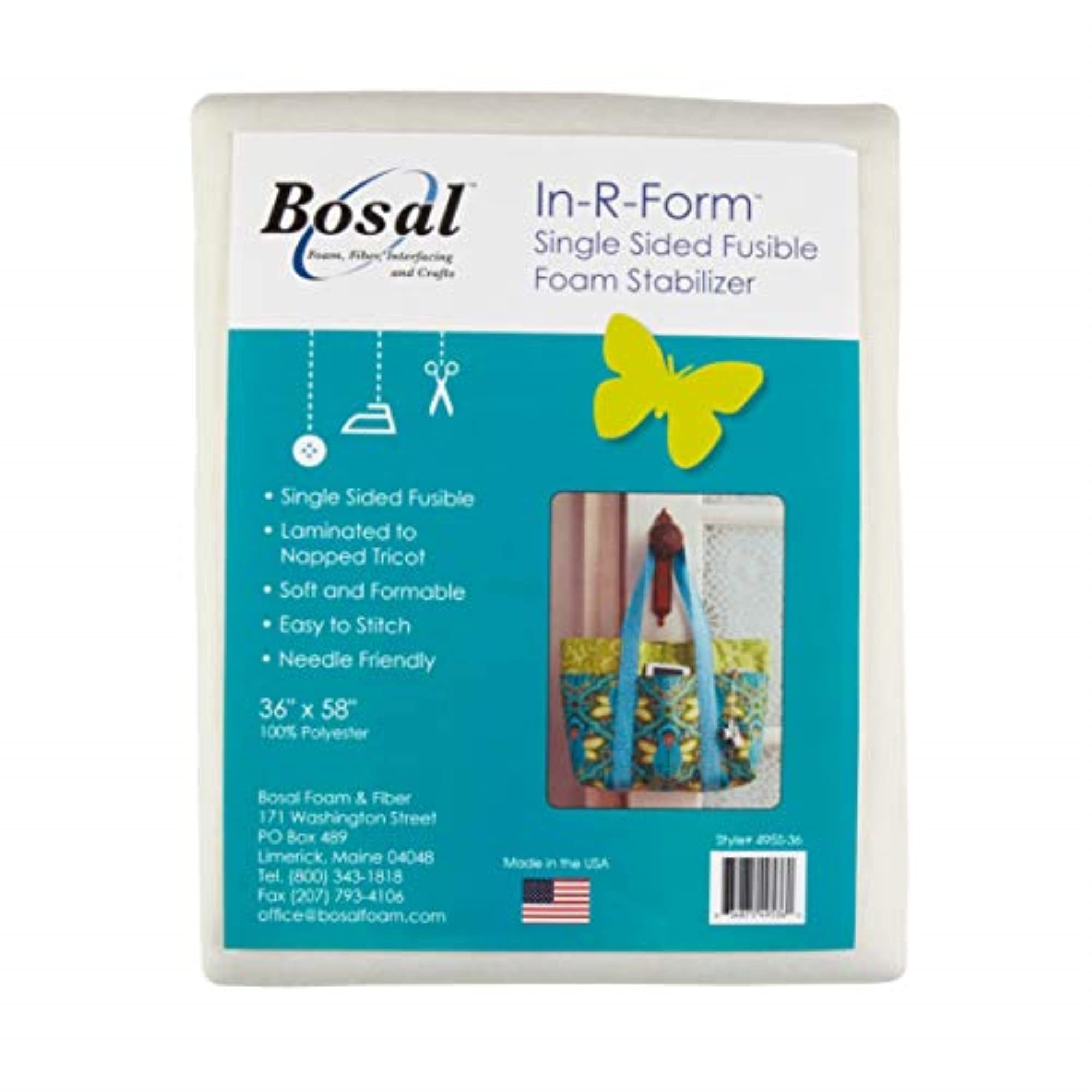 Estabilizador De Espuma Bosal In-r Form, Fusible De Una Cara, 1 M - Venta Internacional.