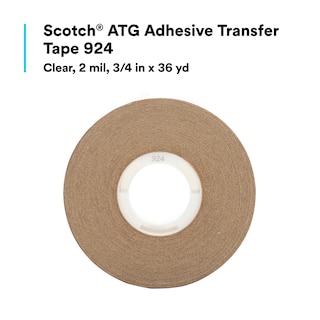 Foto 2 | Cinta Adhesiva De Transferencia 3m Scotch Atg 924 Transparente 18 Mm X 33 M - Venta Internacional.