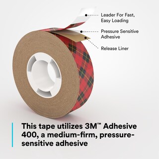 Foto 4 | Cinta Adhesiva De Transferencia 3m Scotch Atg 924 Transparente 18 Mm X 33 M - Venta Internacional.
