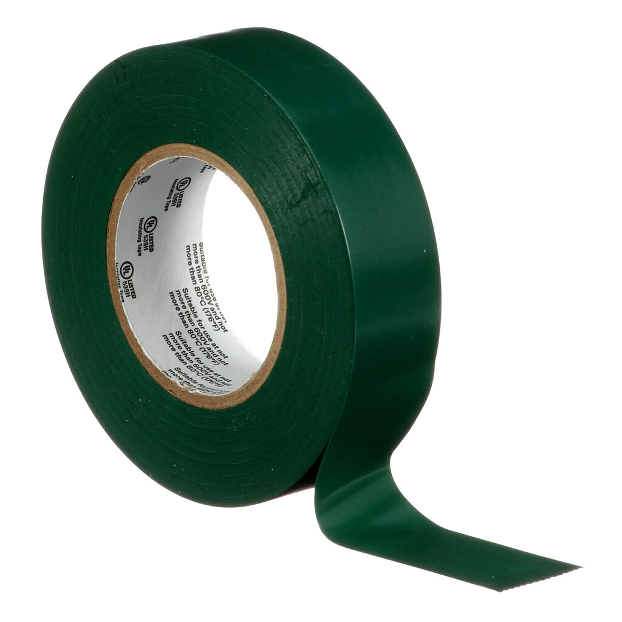 Foto 4 pulgar | Cinta Aislante 3m Temflex 165 Verde 19 Mm X 18 M  10 Rollos - Venta Internacional.