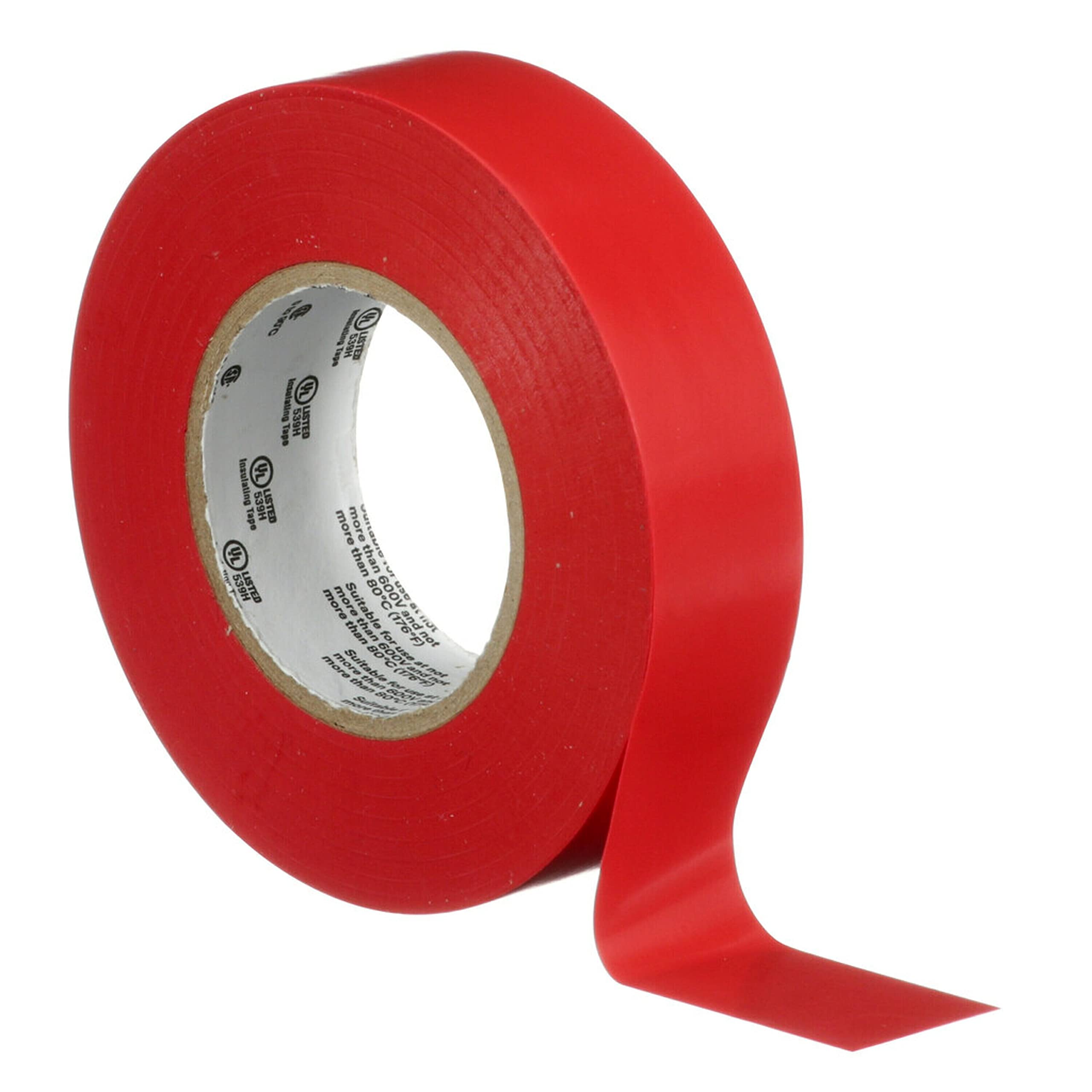 Foto 4 pulgar | Cinta Aislante 3m Temflex 165 Roja  19 Mm X 18 M  Paquete De 10 Rollos - Venta Internacional.