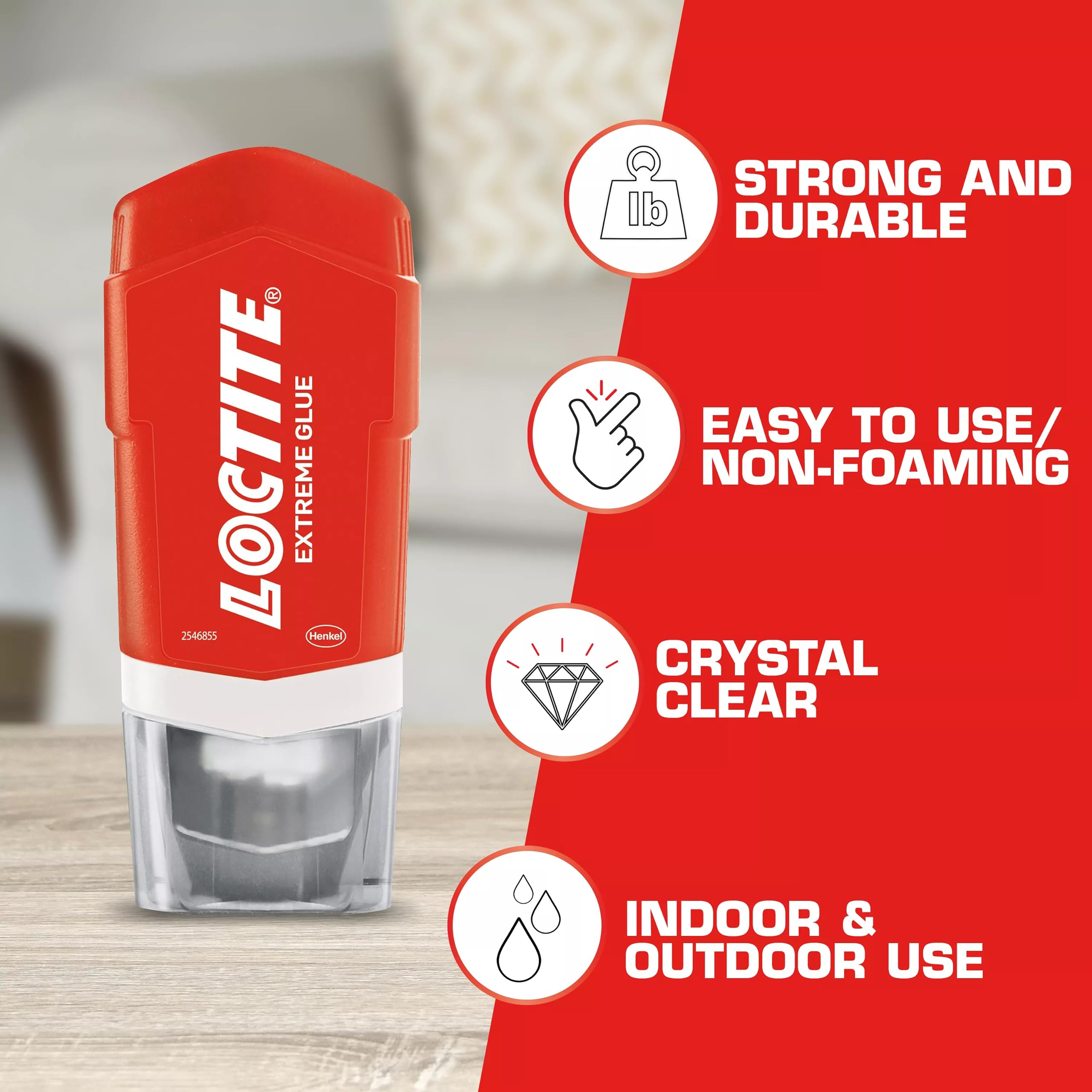 Foto 5 pulgar | Glue Loctite Extreme Clear  Tubo De 48 Ml  6 Unidades  Para Madera Y Metal - Venta Internacional.