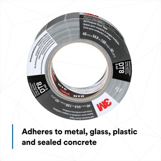 Foto 3 | Cinta Adhesiva 3m Dt8 De Resistencia Industrial Negra 48 Mm X 55 M X 0 2 Mm - Venta Internacional.