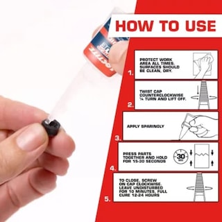 Foto 2 | Botella Líquida Loctite De Cuello Largo Super Glue 10 Ml Paquete De 6 - Venta Internacional.