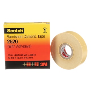 Foto 3 | Cinta De Cambric Barnizada 2520 Scotch Flexible Aislante Eléctrico - Venta Internacional.