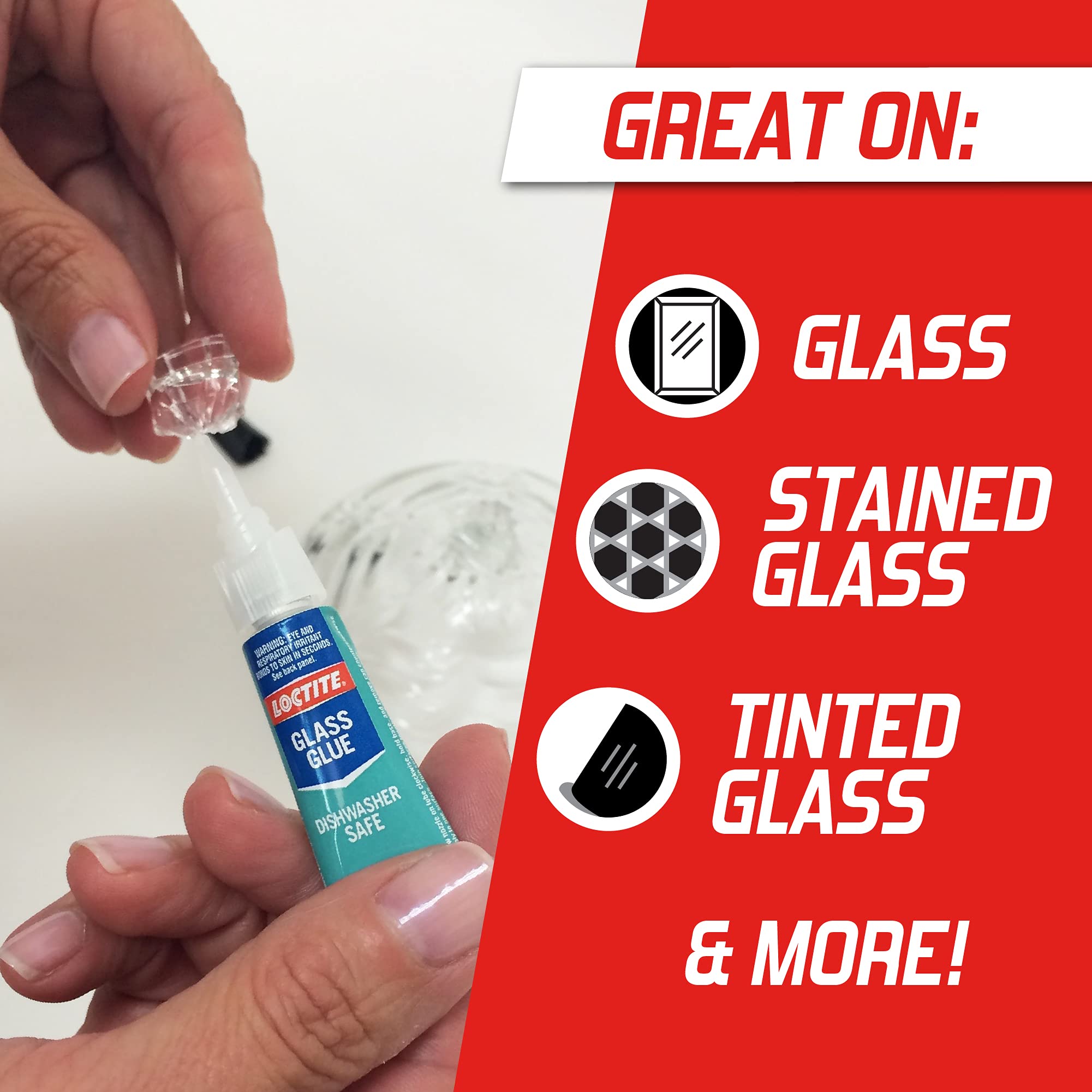 Foto 4 pulgar | Pegamento Para Vidrio Glue Loctite  Apto Para Lavavajillas  Botella De 2 G  Paquete De 3 - Venta Internacional.
