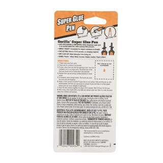 Foto 6 | Bolígrafo Super Glue Gorilla Super Glue De Ajuste Rápido 5 5 Ml (paquete De 2) - Venta Internacional.