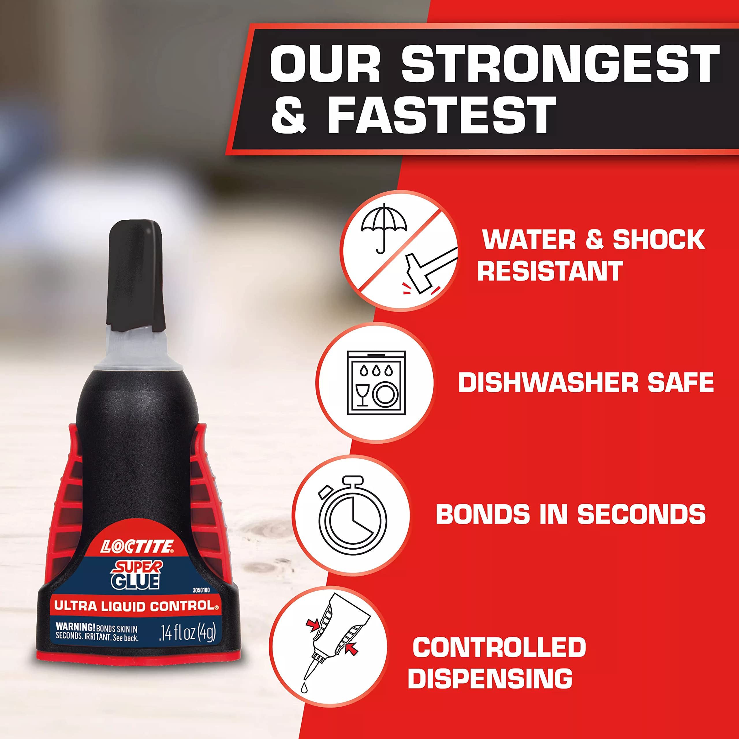Foto 5 pulgar | Super Glue Loctite Ultra Liquid Control  4 Ml  Transparente  Paquete De 3 - Venta Internacional.