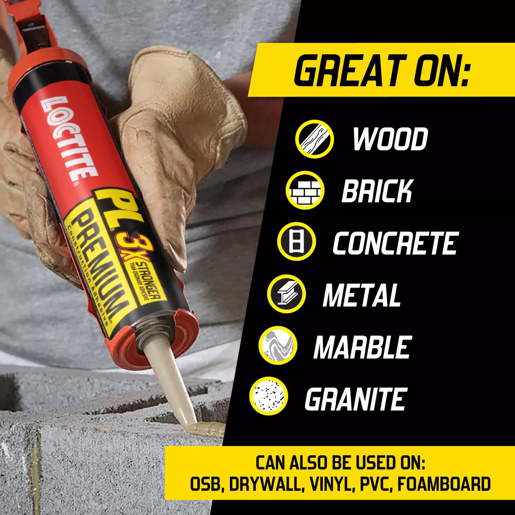 Foto 4 pulgar | Adhesivo De Construcción Loctite Pl Premium 295 Ml  Paquete De 12 - Venta Internacional.