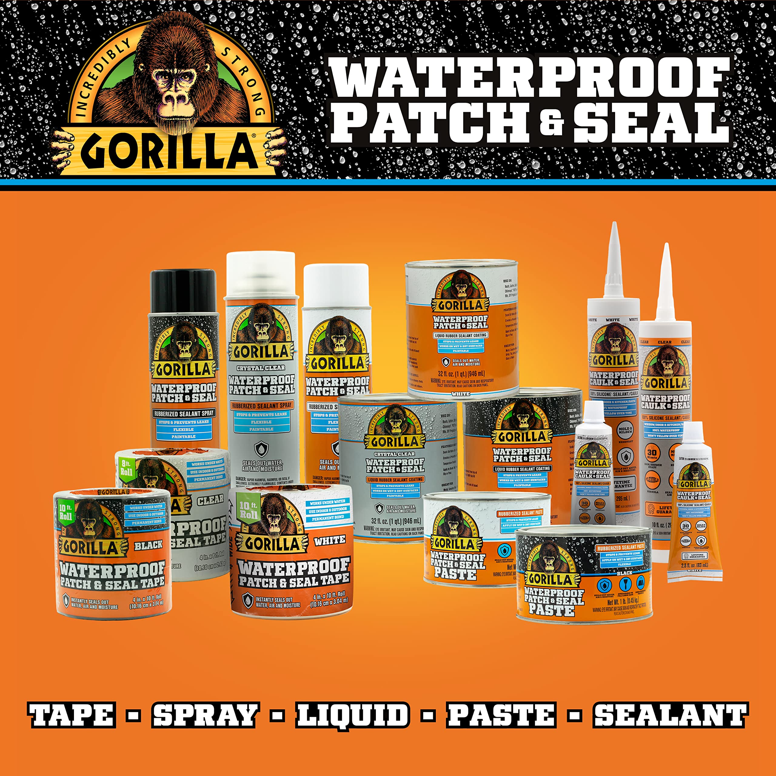 Foto 8 pulgar | Pasta Selladora Gorilla Waterproof Patch & Seal White  454 G - Venta Internacional.
