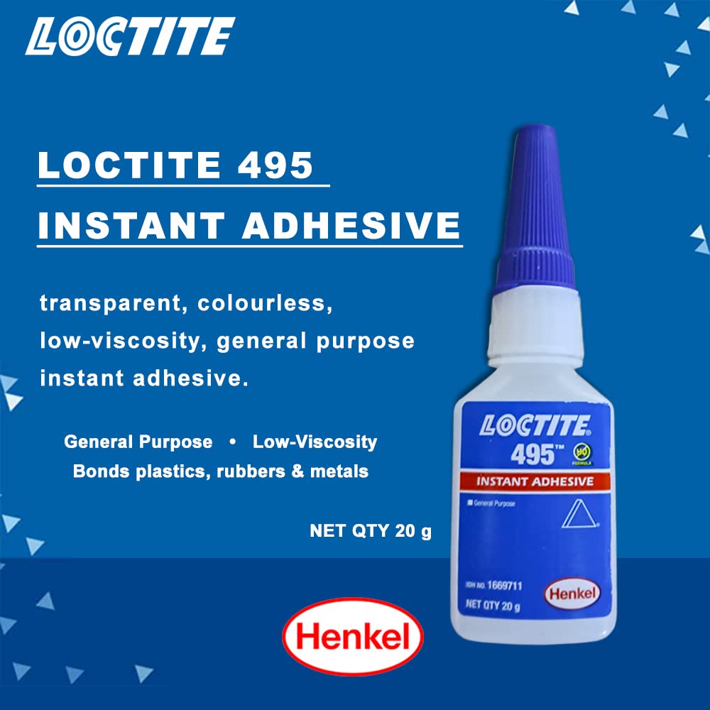Foto 3 pulgar | Superpegamento Loctite Original Henkel 495 De Uso General  20 G - Venta Internacional.
