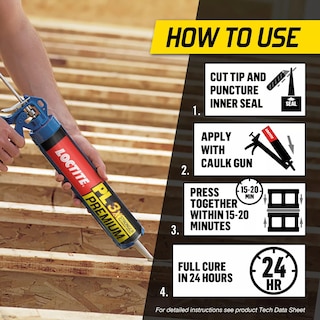 Foto 2 | Adhesivo De Construcción Loctite Pl Premium 295 Ml Paquete De 6 - Venta Internacional.