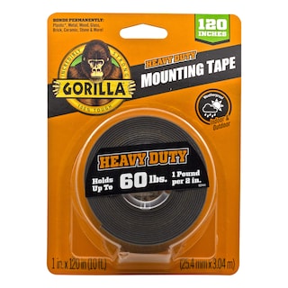 Foto 1 | Cinta De Montaje Gorilla Heavy Duty De Doble Cara 1 Cm X 120 Cm - Venta Internacional.