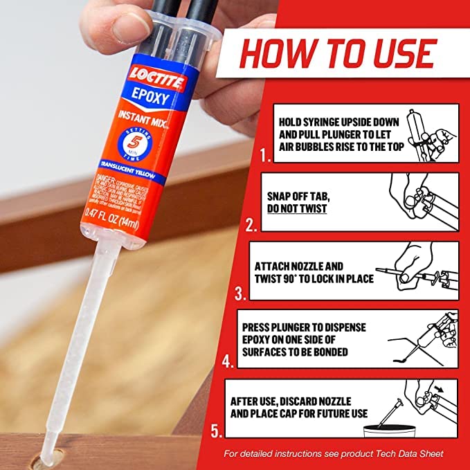 Foto 4 pulgar | Adhesivo Epóxico Loctite Instant Mix  5 Minutos  14 Ml (paquete De 6) - Venta Internacional.
