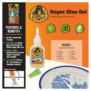 Foto 2 | Gel Superadhesivo Glue Gorilla Xl Transparente 25 G (paquete De 2) - Venta Internacional.