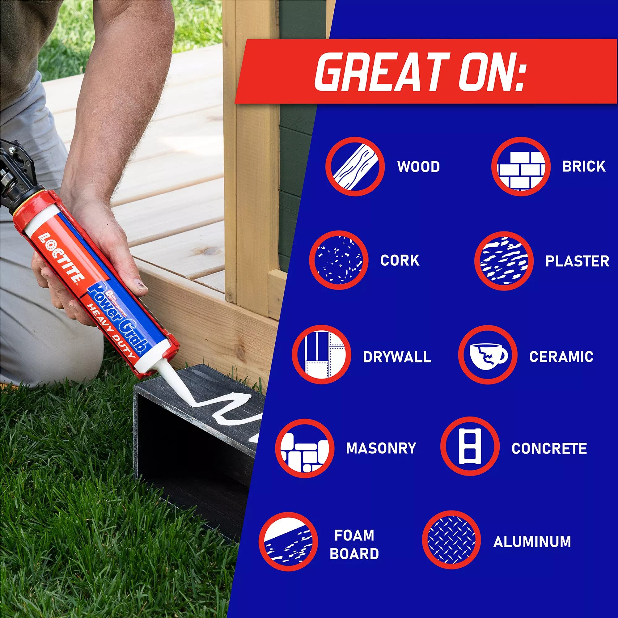 Foto 3 | Adhesivo De Construcción Loctite Power Grab Express  270 Ml  Paquete De 6 - Venta Internacional.
