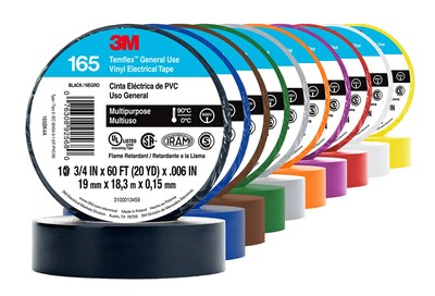 Foto 5 | Cinta Aislante 3m Temflex 165 Color Marrón 19 Mm X 18 M 10 Rollos - Venta Internacional.
