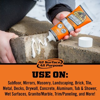 Foto 4 | Adhesivo De Construcción Gorilla Heavy Duty 207 Ml Blanco Paquete De 2 - Venta Internacional.