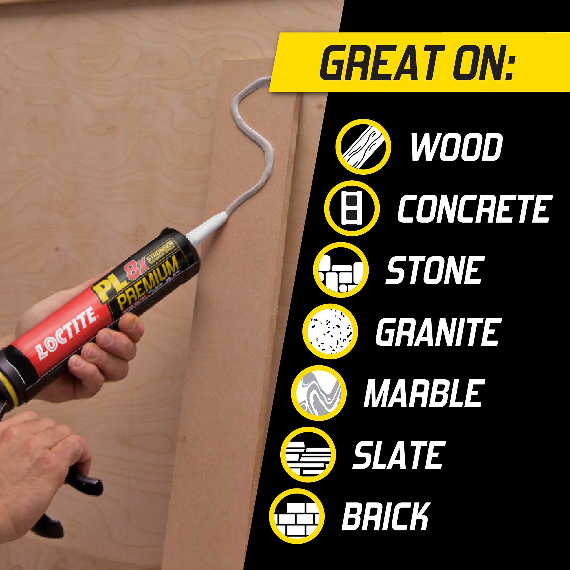 Foto 4 pulgar | Adhesivo De Construcción Loctite Pl Premium Fast Grab 300 Ml - Venta Internacional.