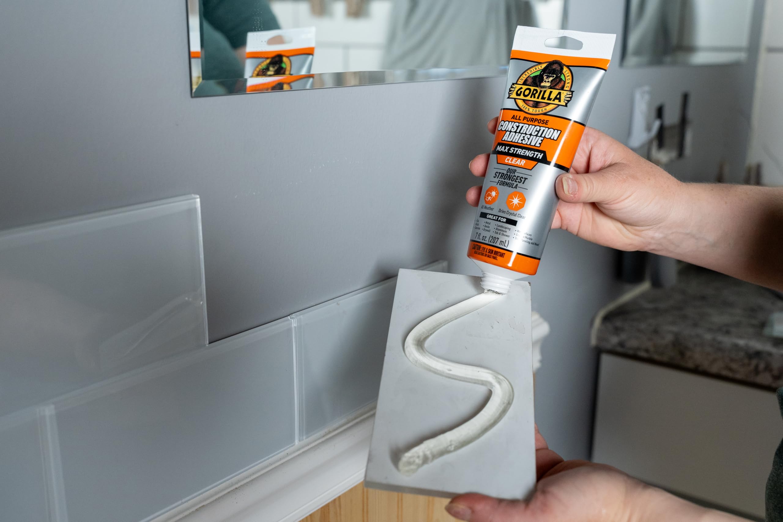 Foto 5 pulgar | Adhesivo Para Construcción Gorilla Max Strength  207 Ml  Pegamento Transparente - Venta Internacional.