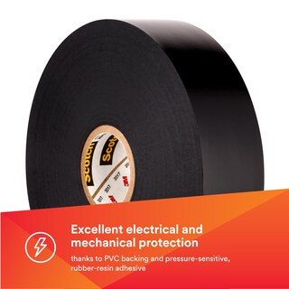 Foto 2 | Cinta Aislante 3m Scotch Vinyl Super 88 De 25 Mm X 33 M Color Negro - Venta Internacional.