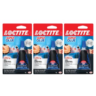 Foto 1 | Super Glue Loctite Ultra Gel Control 4 Ml Transparente Paquete De 3 - Venta Internacional.