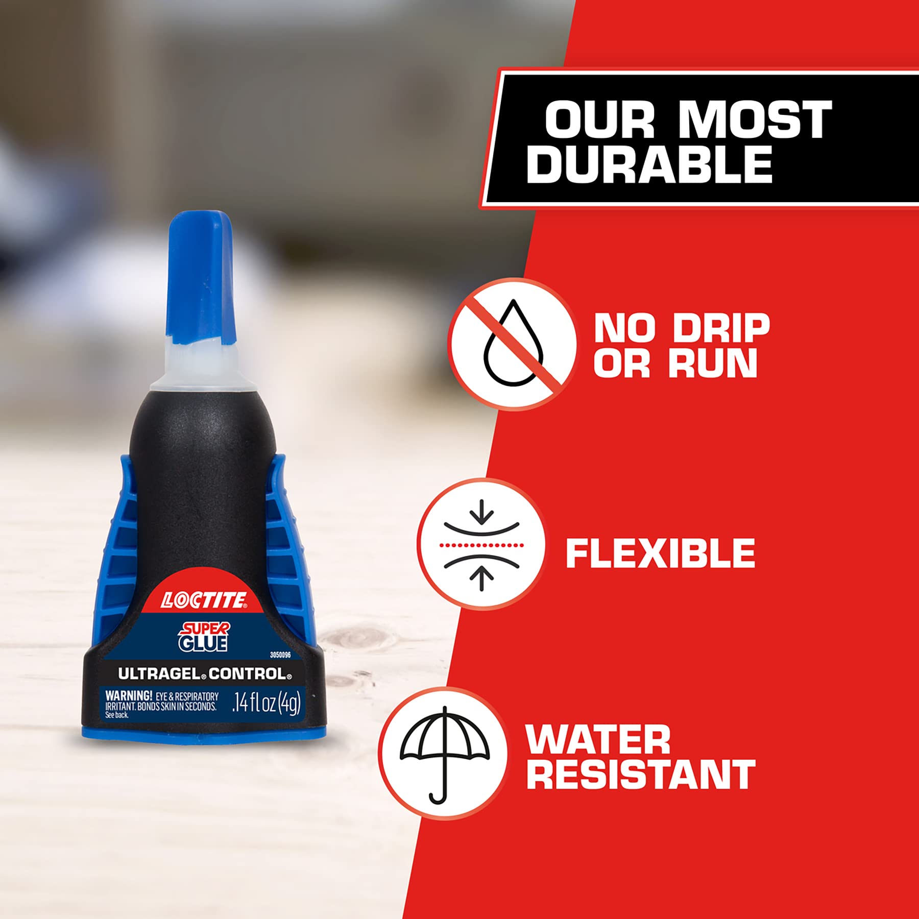Foto 5 pulgar | Super Glue Loctite Ultra Gel Control  4 Ml  Transparente  Paquete De 3 - Venta Internacional.