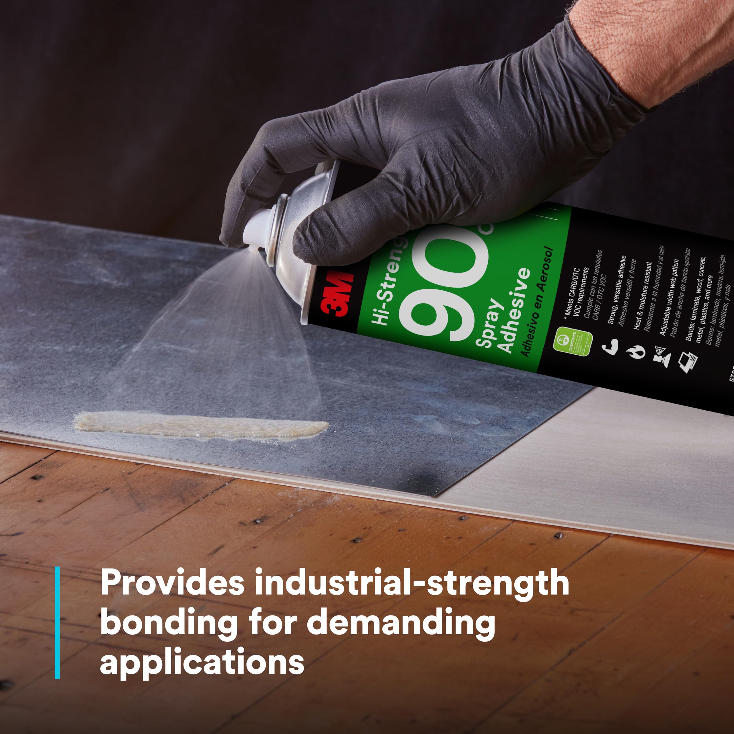 Foto 4 pulgar | Adhesivo En Aerosol 3m Hi-strength 90 Ca Con Bajo Contenido De Cov  550 Ml - Venta Internacional.