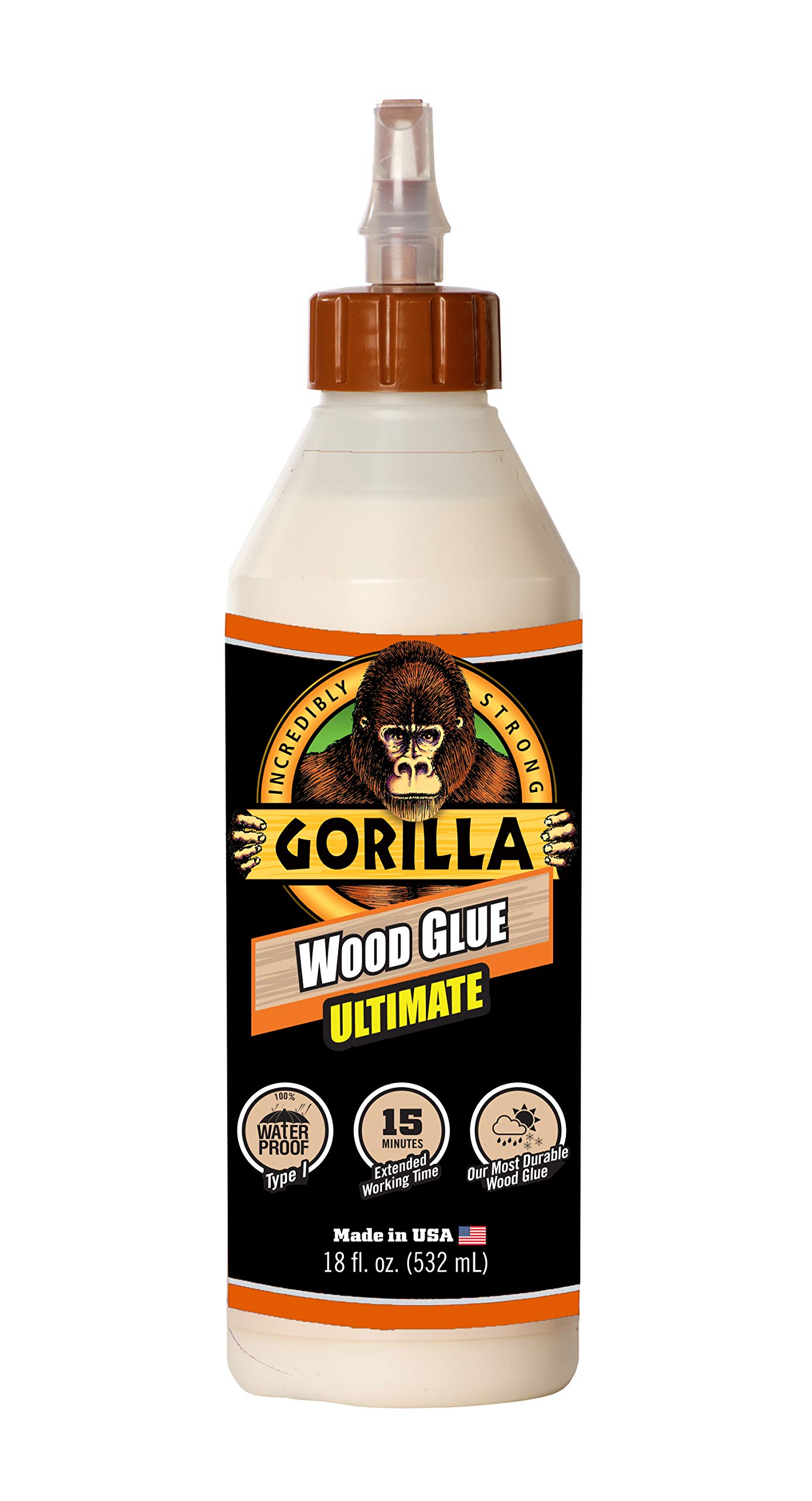 Foto 2 pulgar | Pegamento Para Madera Gorilla Ultimate  Impermeable  500 Ml  Color Natural - Venta Internacional.