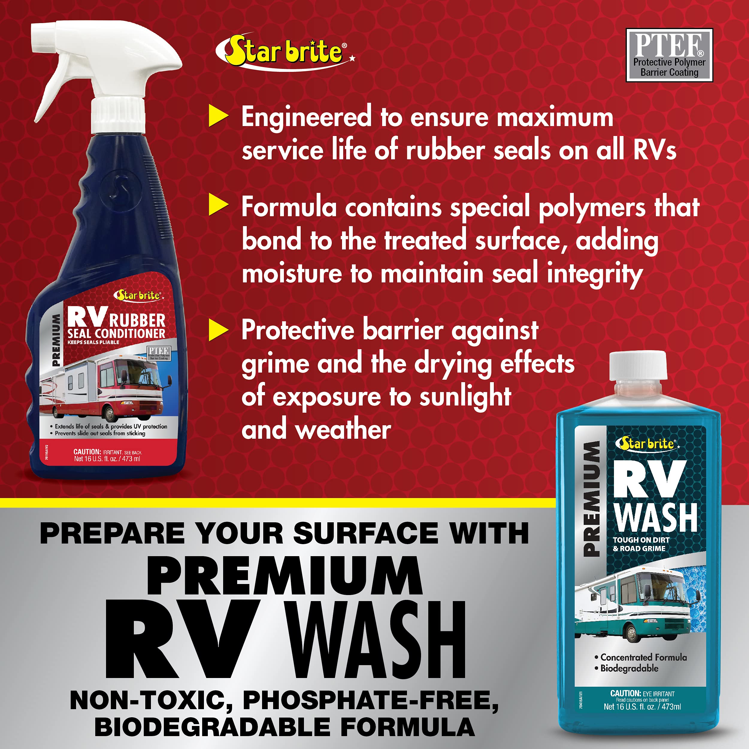Foto 5 pulgar | Acondicionador Rubber Seal Star Brite Premium Rv 473 Ml - Venta Internacional.