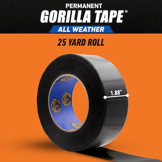 Foto 6 | Cinta Adhesiva Gorilla All Weather Color Negro 1 88 Cm X 22 86 M (paquete De 2) - Venta Internacional.