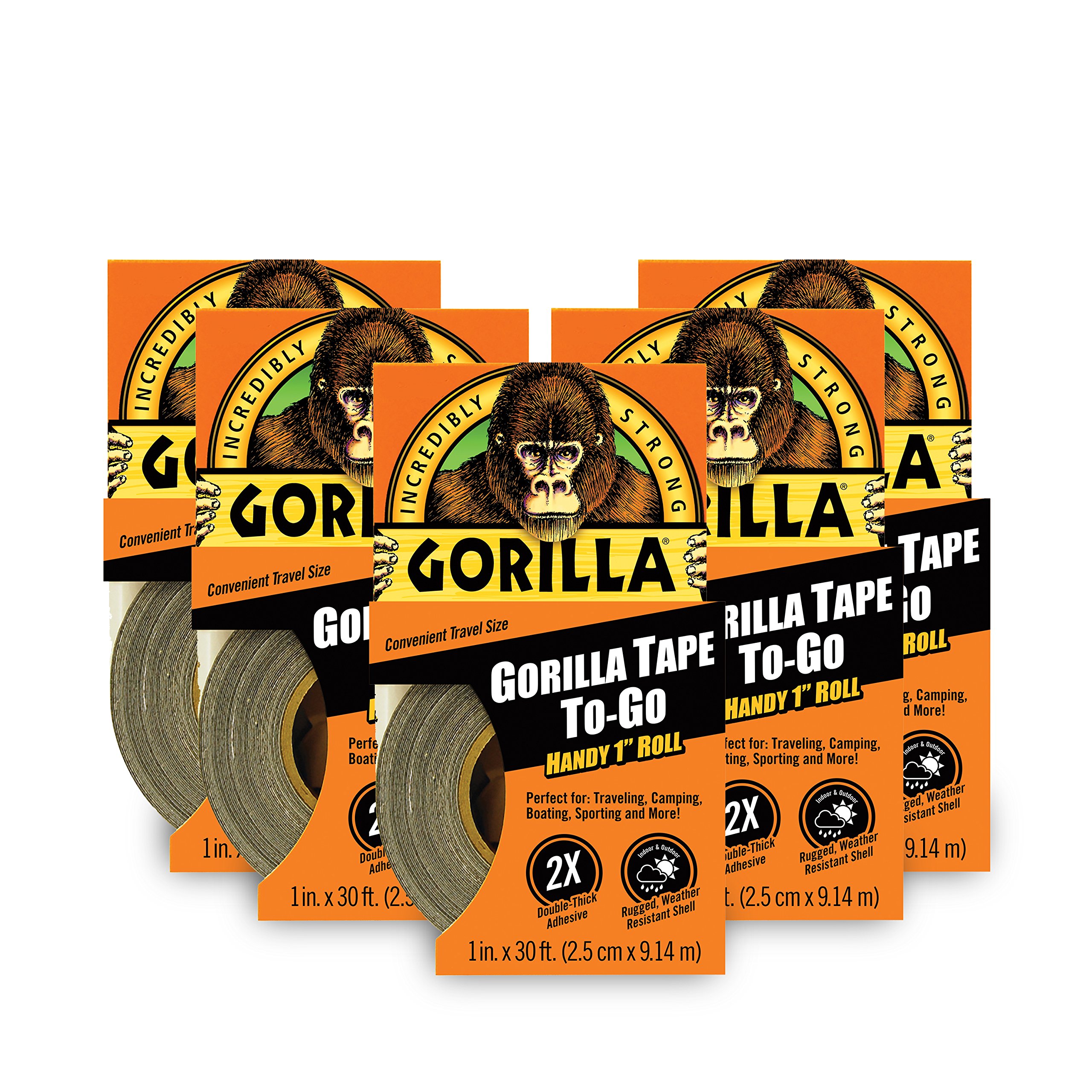Cinta Adhesiva Gorilla 6100101-5 To-go  1 5 Cm X 9 1 M  Negra - Venta Internacional. $1,081