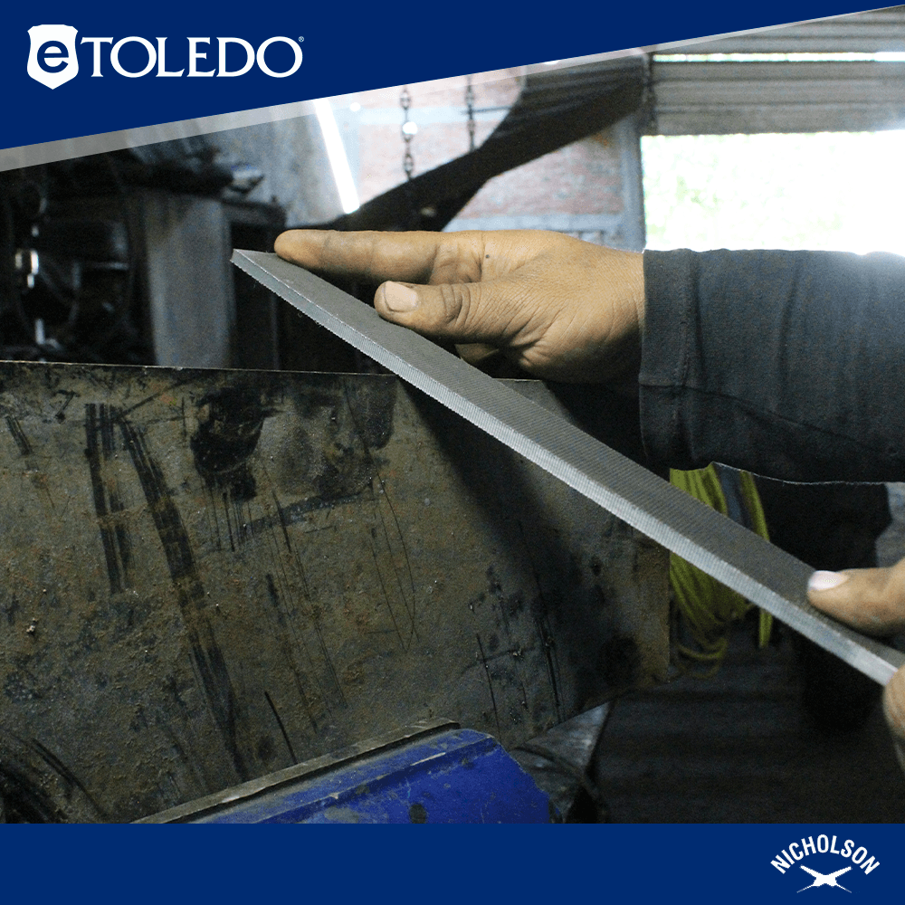 Foto 4 pulgar | Lima Plana Bastarda Crescent Nicholson 22020