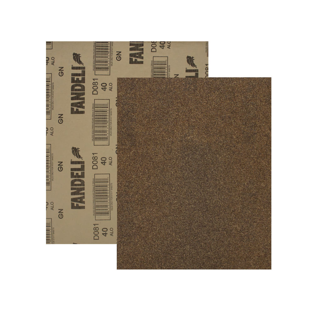 Foto 2 pulgar | Lijas para Madera Fandeli D081 040 23 X 28 cm 25 Piezas