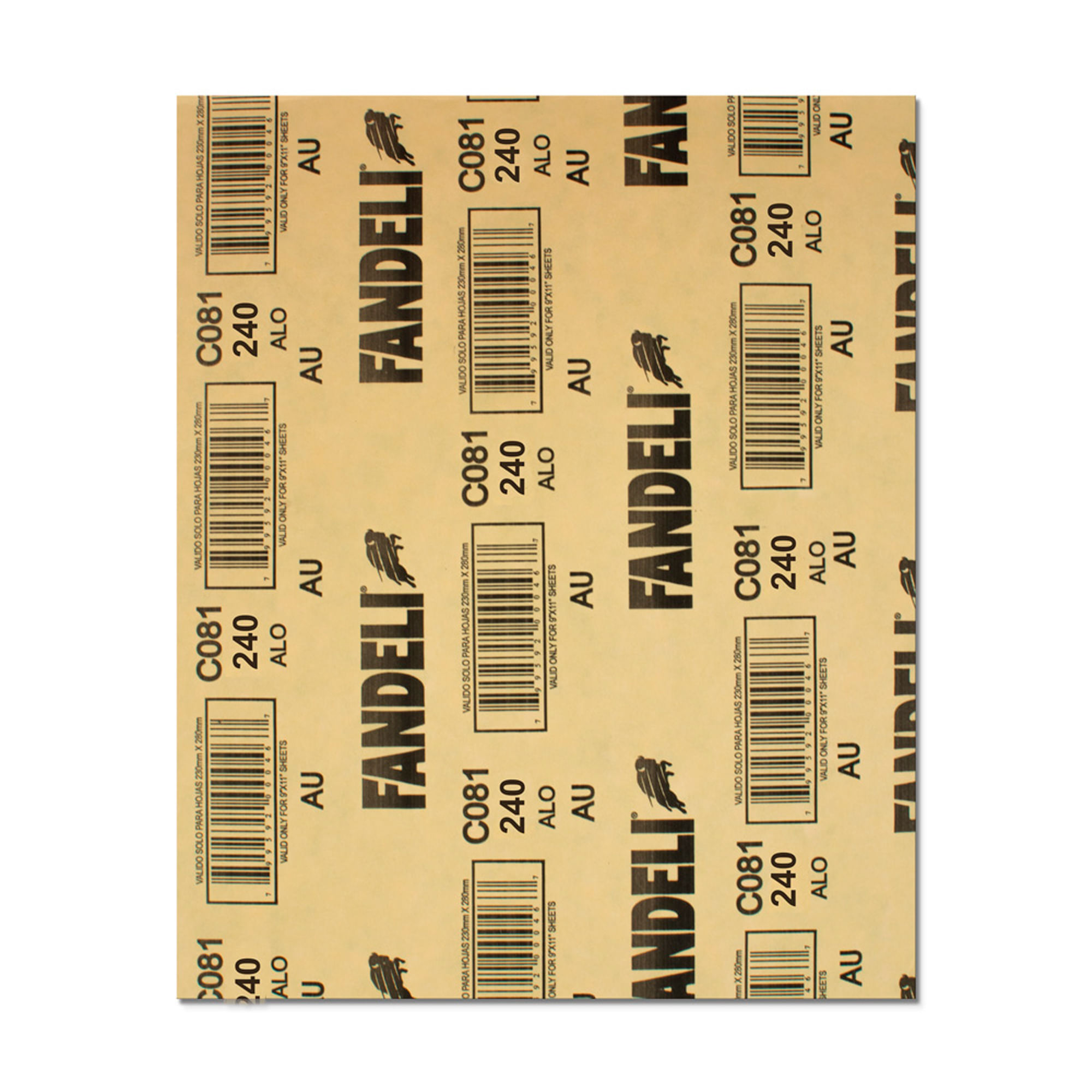 Foto 4 pulgar | Lija para Madera Fandeli C081 240 23 X 28 cm 50 5 Piezas