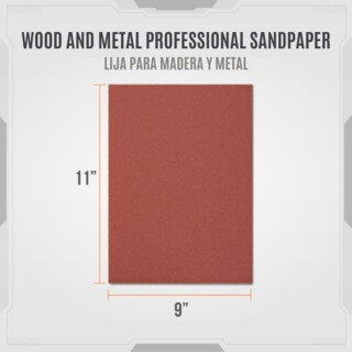 Foto 3 | Lijas para Metal y Madera Fandeli J-86 Grano 120 50 Piezas