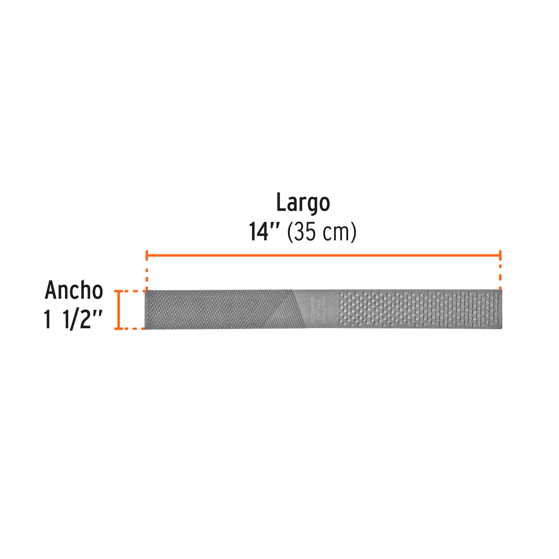 Foto 3 | Lima Escofina Truper Leh14 para Herrar 14 Pul
