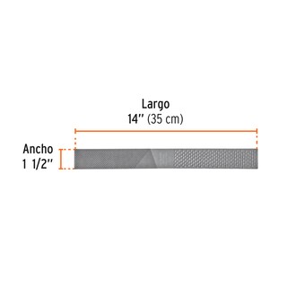 Foto 3 | Lima Escofina Truper Leh14 para Herrar 14 Pul